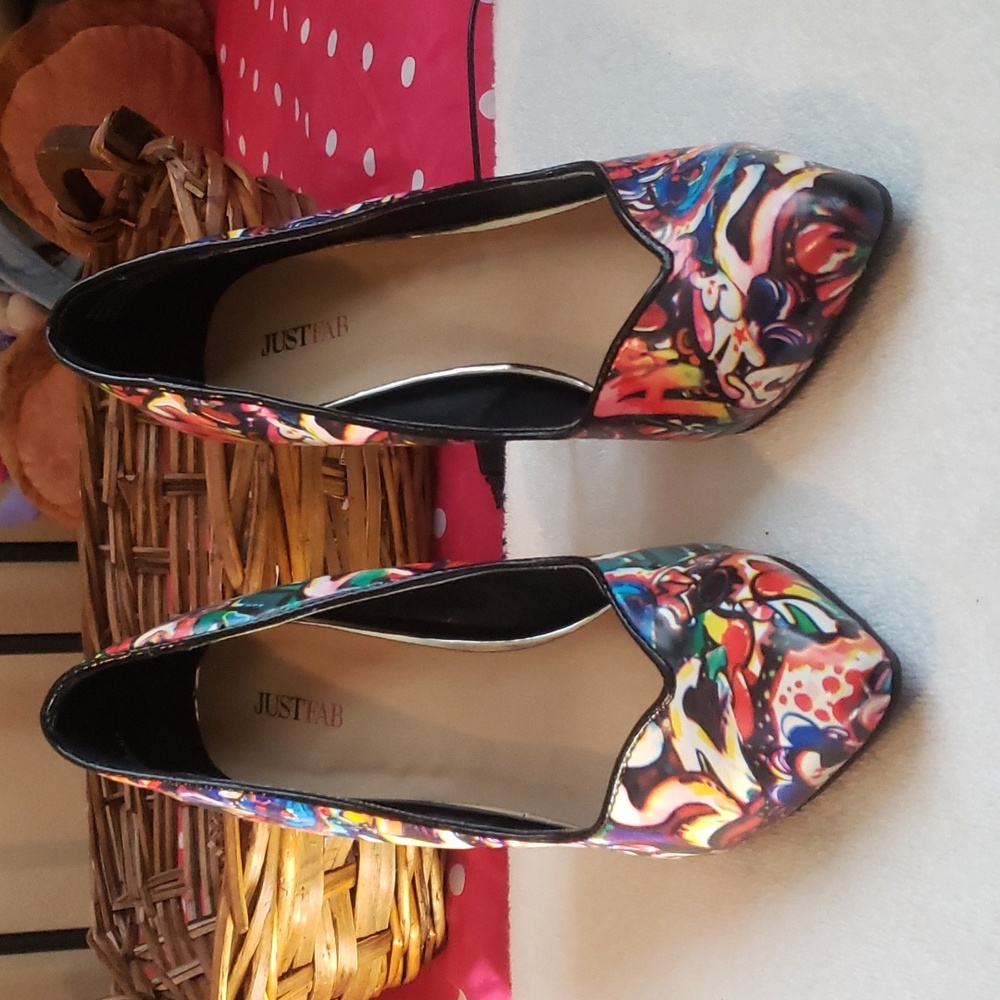 Women's JustFab Multi-colored Heels